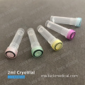 Cryovial 2 ml untuk peti sejuk